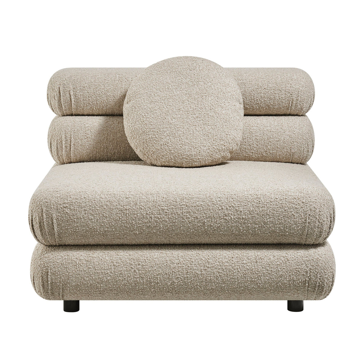 Jubilee Upholstered Modular Armless Chair by Modway