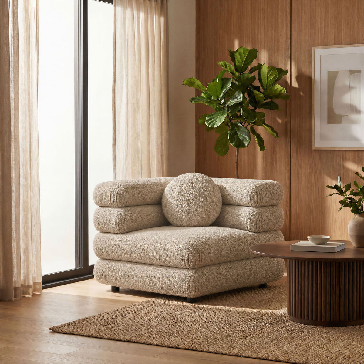 Jubilee Upholstered Modular Corner Chair by Modway