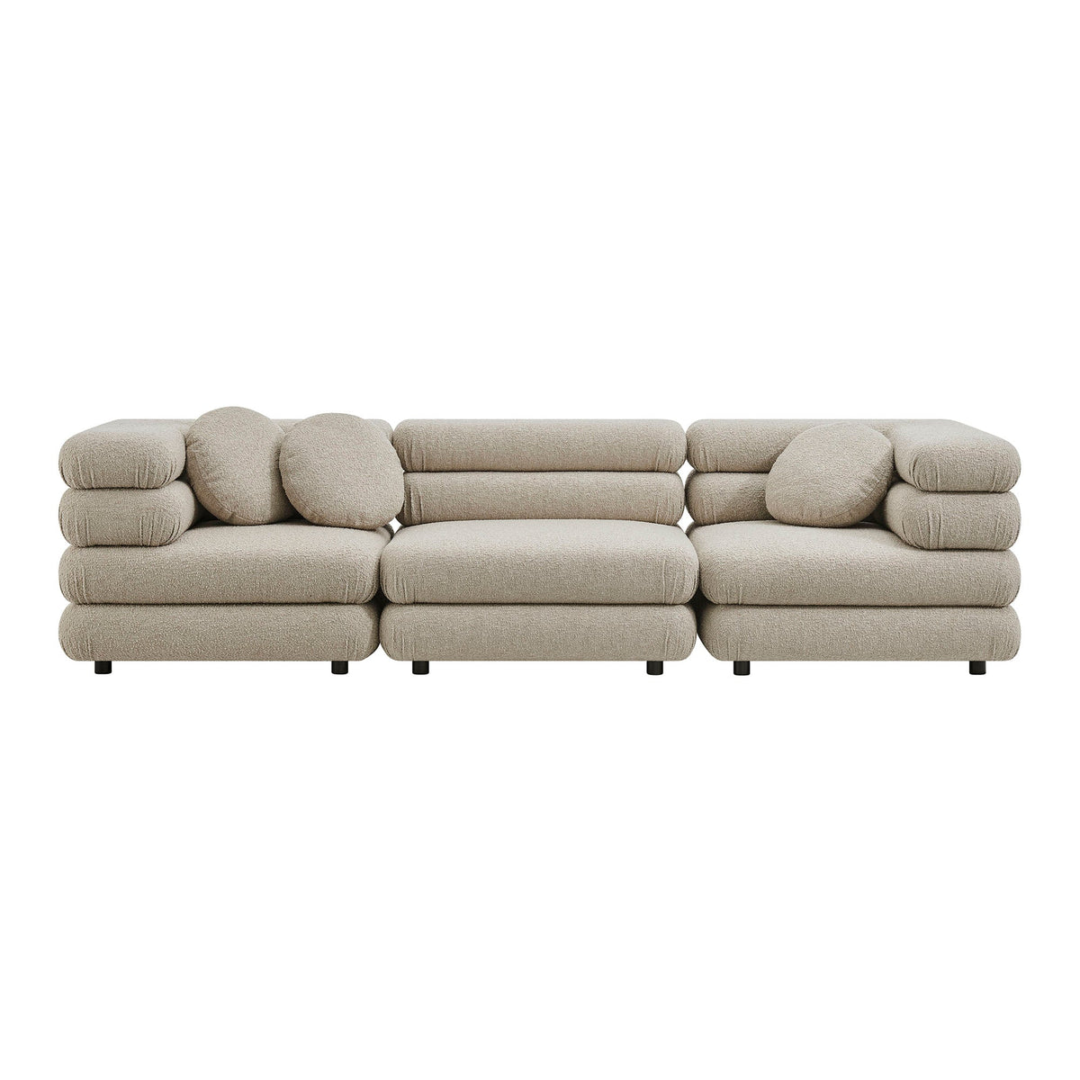 Jubilee 3-Piece Upholstered 3-Piece Modular Sofa Set by Modway