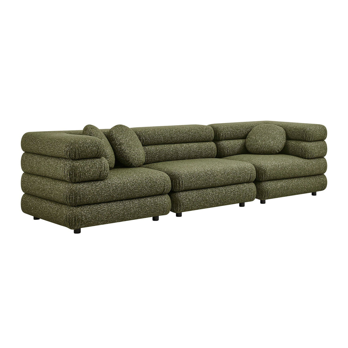 Jubilee 3-Piece Upholstered 3-Piece Modular Sofa Set by Modway