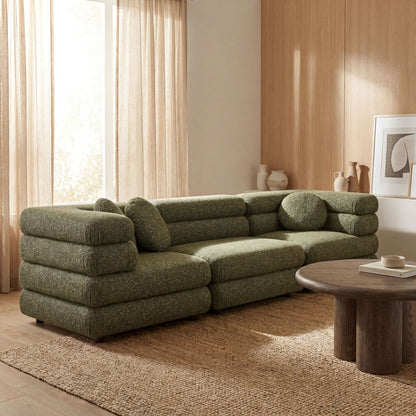 Jubilee 3-Piece Upholstered 3-Piece Modular Sofa Set by Modway