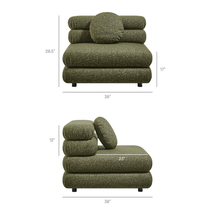 Jubilee 3-Piece Upholstered 3-Piece Modular Sofa Set by Modway