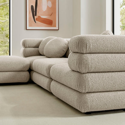 Jubilee 4-Piece Upholstered Modular Sofa Set by Modway