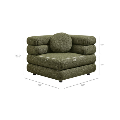 Jubilee 4-Piece Upholstered Modular Sofa Set by Modway