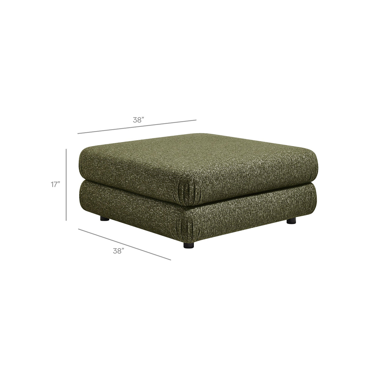 Jubilee 4-Piece Upholstered Modular Sofa Set by Modway