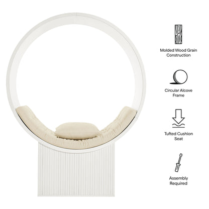 Aperture Round Alcove Accent Chair by Modway