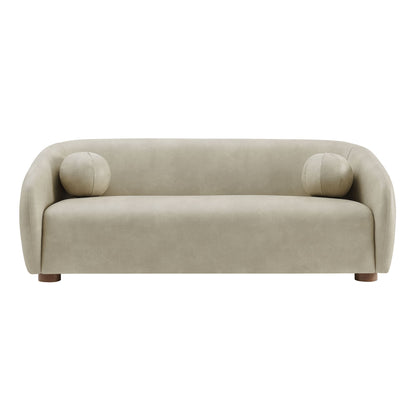 Holland 85" Vegan Leather Sofa by Modway