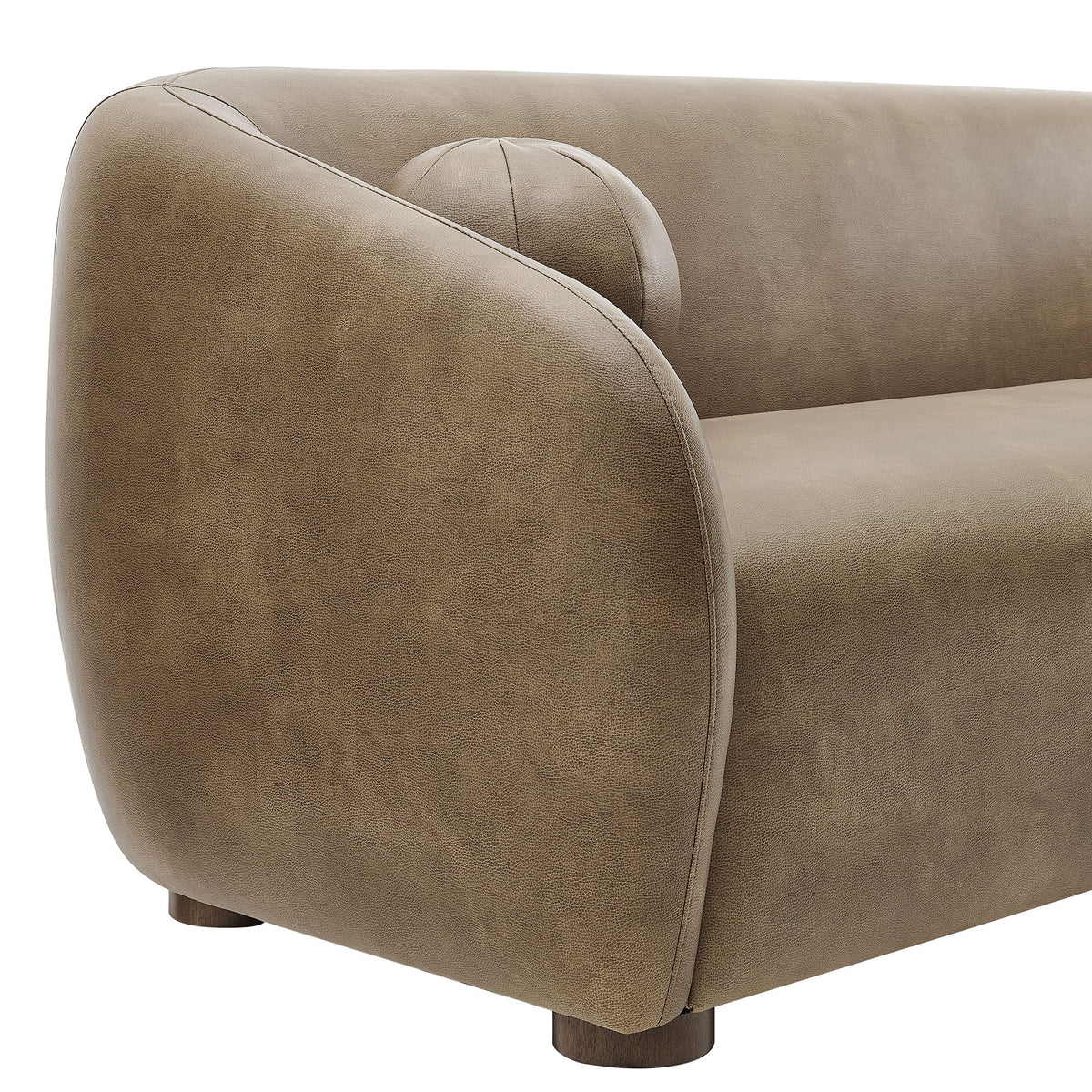 Holland 85" Vegan Leather Sofa by Modway
