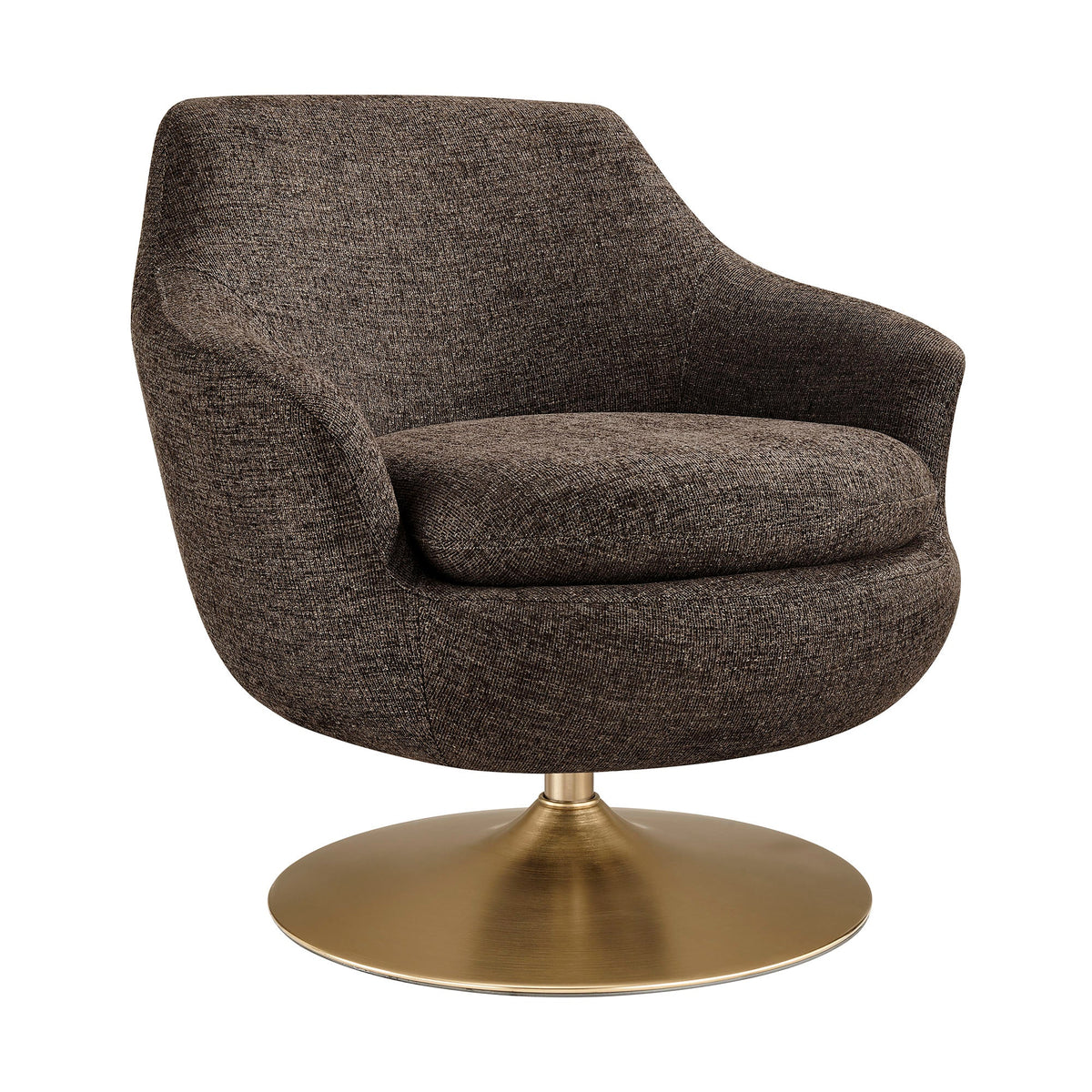 Quimby Melange Chenille Swivel Accent Chair by Modway