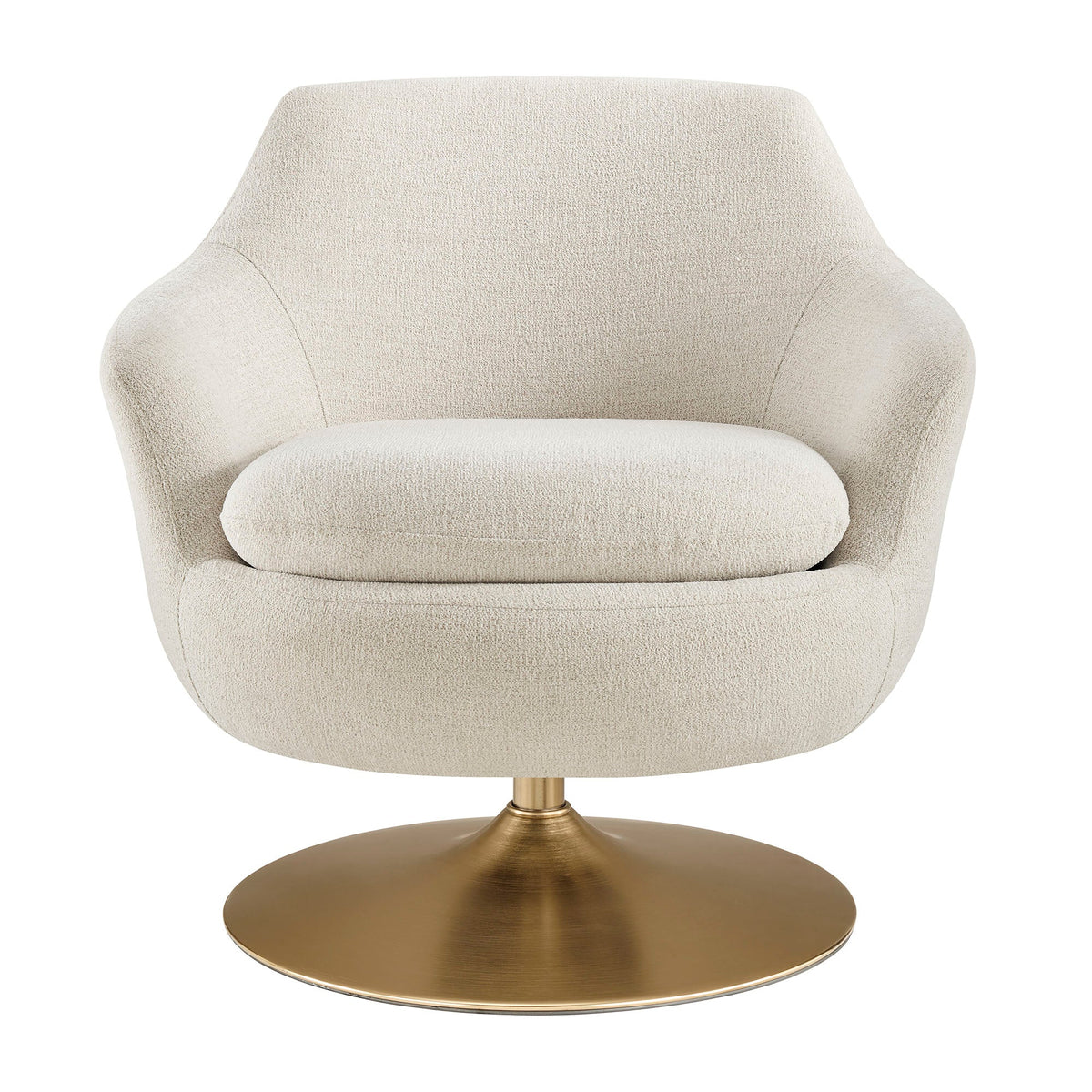 Quimby Melange Chenille Swivel Accent Chair by Modway