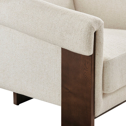 Halbrook Linen Blend Tripod Accent Chair by Modway