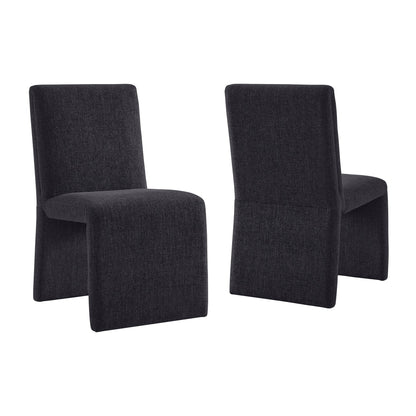 Emory Upholstered Fabric Dining Side Chair Set of 2 by Modway