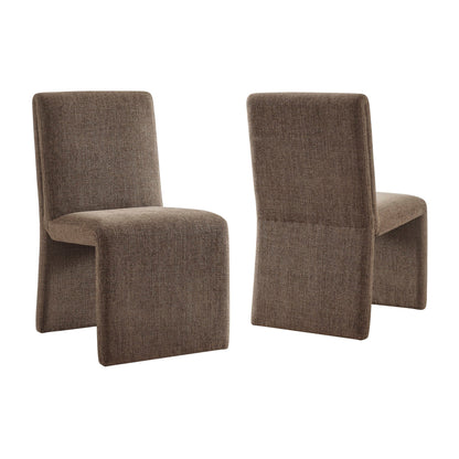 Emory Upholstered Fabric Dining Side Chair Set of 2 by Modway