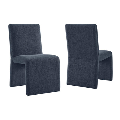 Emory Upholstered Fabric Dining Side Chair Set of 2 by Modway