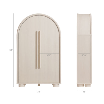 Bellamy Arched Fold-Out Desk Cabinet by Modway