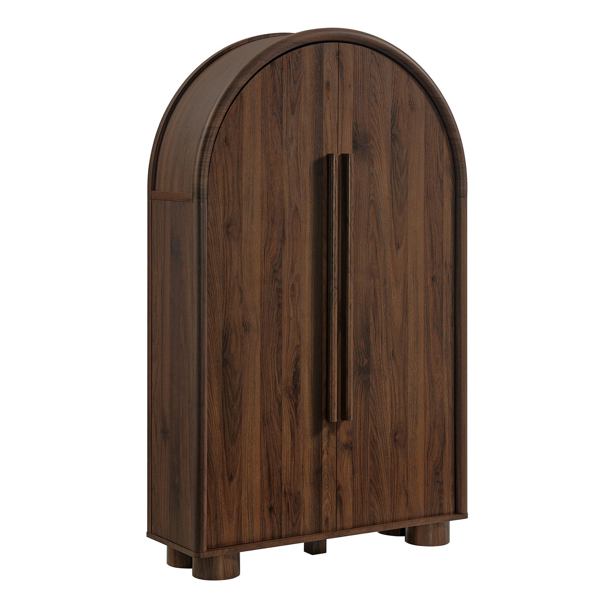 Bellamy Arched Fold-Out Desk Cabinet by Modway