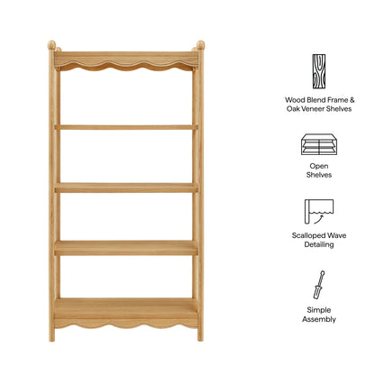 Darcy 4-Tier Open Bookcase by Modway