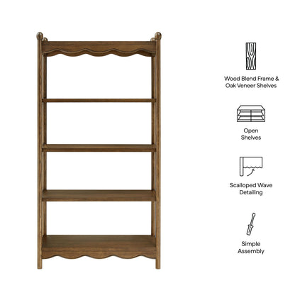 Darcy 4-Tier Open Bookcase by Modway