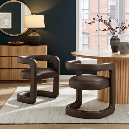 Winslow Premium Vegan Leather Dining Chair by Modway