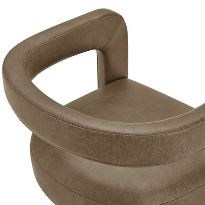 Winslow Premium Vegan Leather Dining Chair by Modway