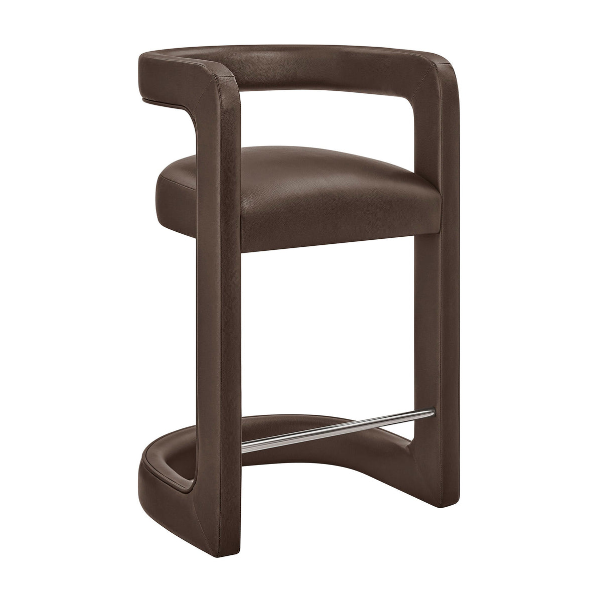 Winslow Premium Vegan Leather Counter Stool by Modway