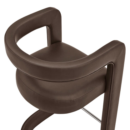 Winslow Premium Vegan Leather Counter Stool by Modway