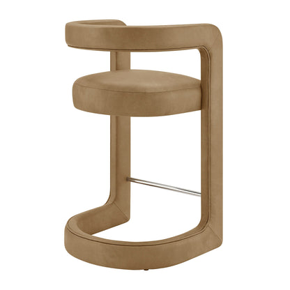 Winslow Premium Vegan Leather Counter Stool by Modway