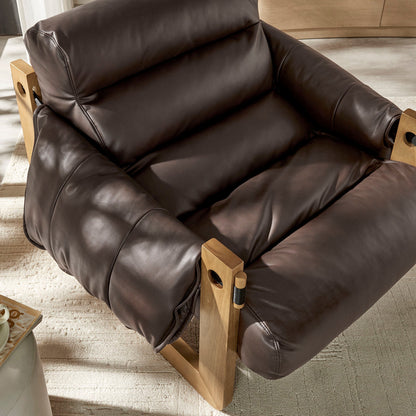 Sorelle Vegan Leather Sling Lounge Chair by Modway