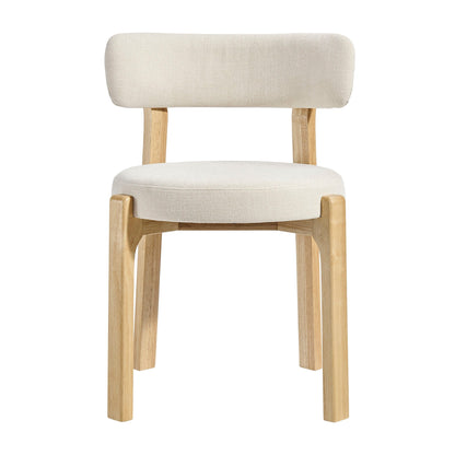 Marsha Upholstered Fabric Dining Chairs Set of 2 by Modway