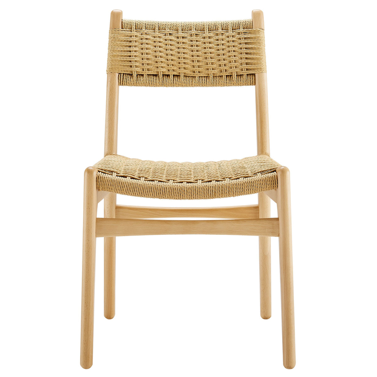 Wynn Rope and Wood Dining Side Chair by Modway