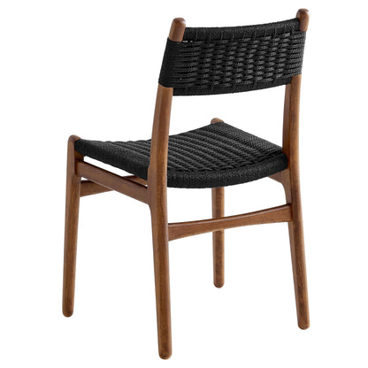 Wynn Rope and Wood Dining Side Chair by Modway