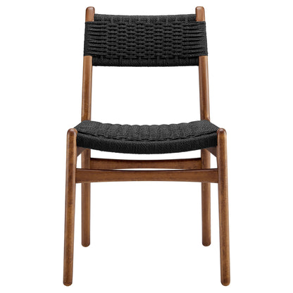 Wynn Rope and Wood Dining Side Chair by Modway