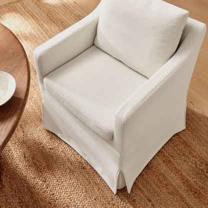 Serene Slipcovered Performance Fabric Dining Armchair by Modway