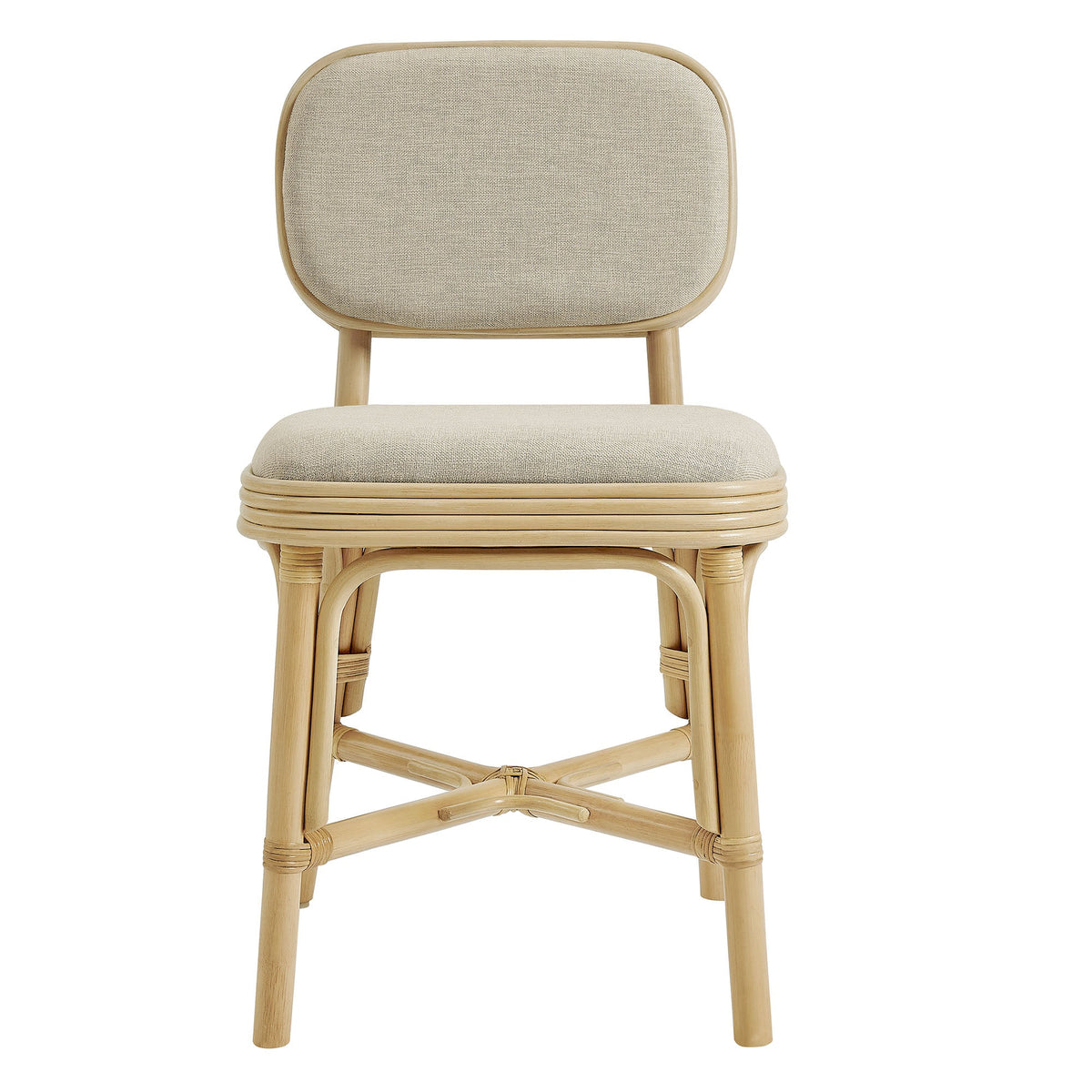 Bahari Upholstered Rattan Dining Chair by Modway