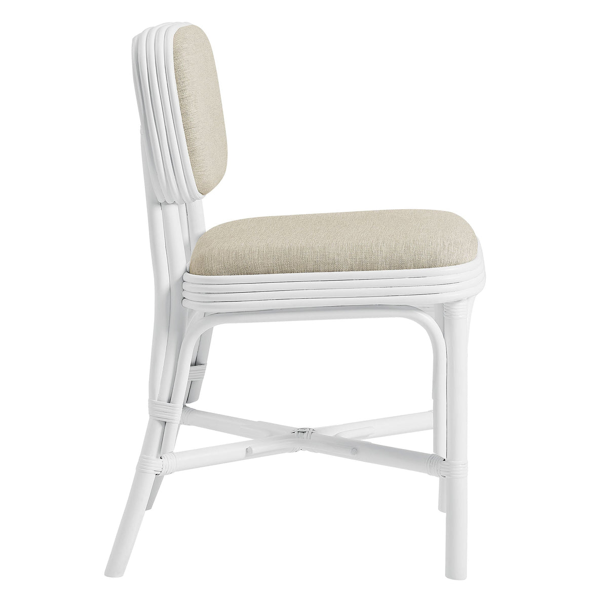 Bahari Upholstered Rattan Dining Chair by Modway