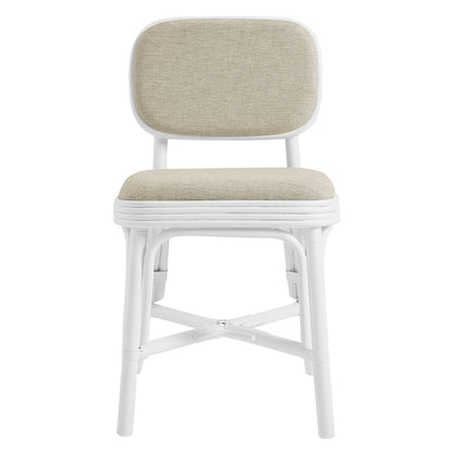 Bahari Upholstered Rattan Dining Chair by Modway