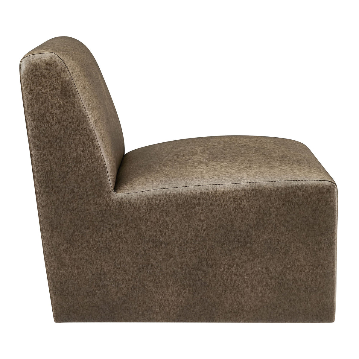Amita Vegan Leather Armless Accent Chair by Modway