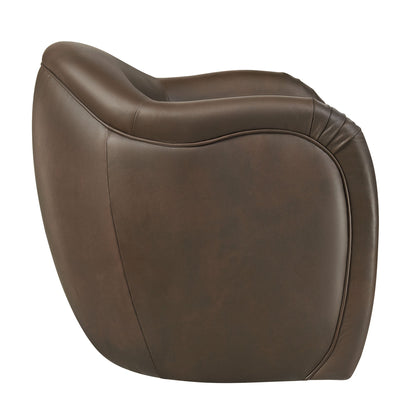 Compose Barrel Vegan Leather Accent Chair by Modway