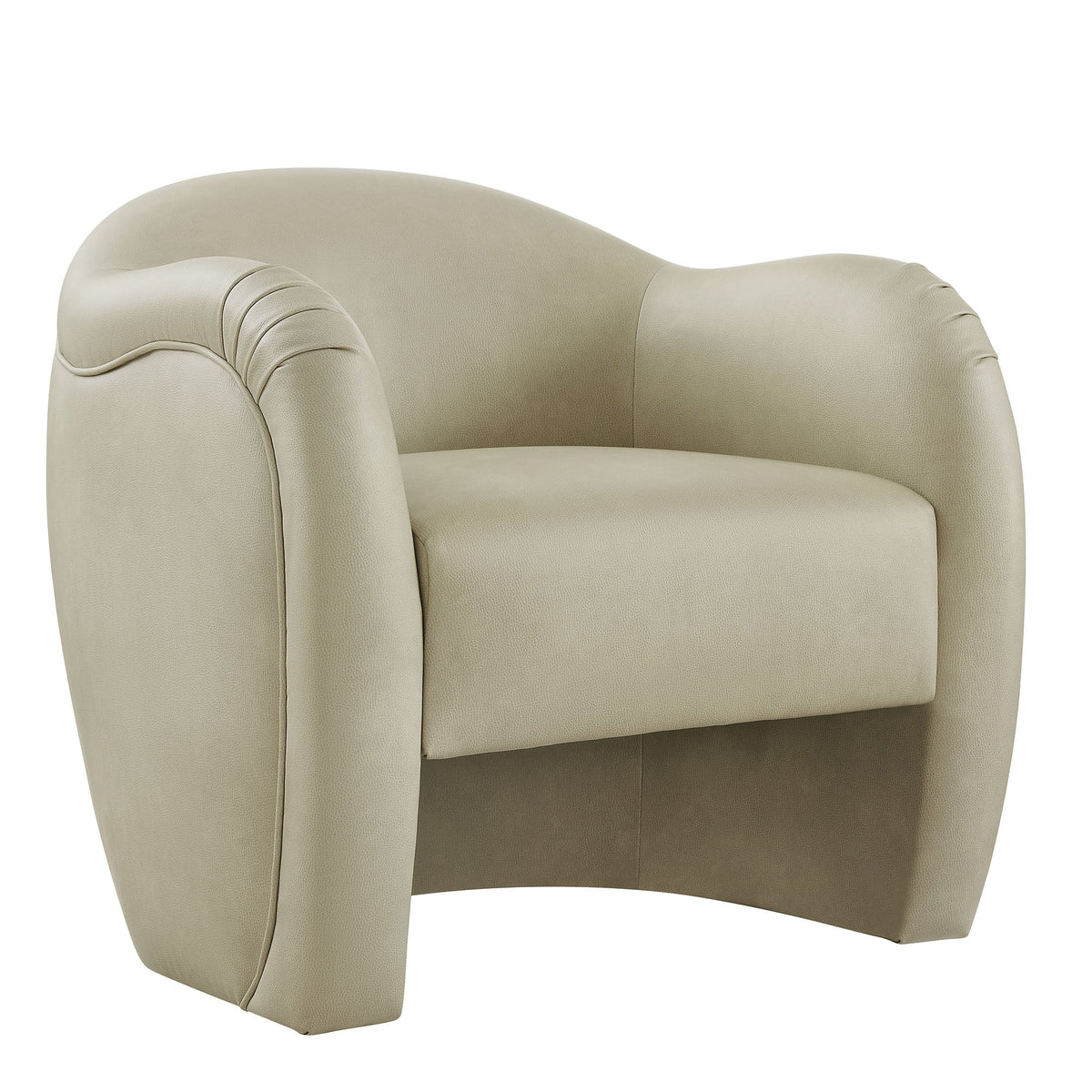Compose Barrel Vegan Leather Accent Chair by Modway