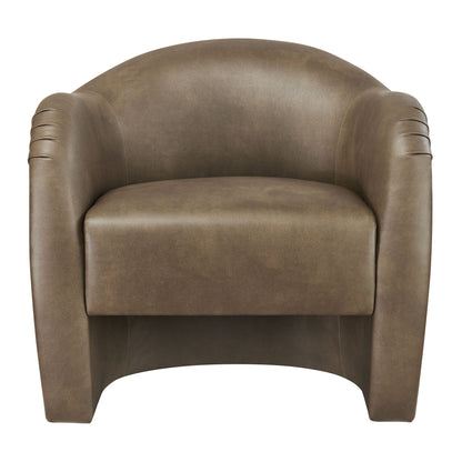 Compose Barrel Vegan Leather Accent Chair by Modway
