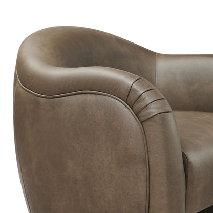 Compose Barrel Vegan Leather Accent Chair by Modway