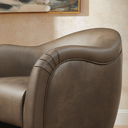Compose Barrel Vegan Leather Accent Chair by Modway