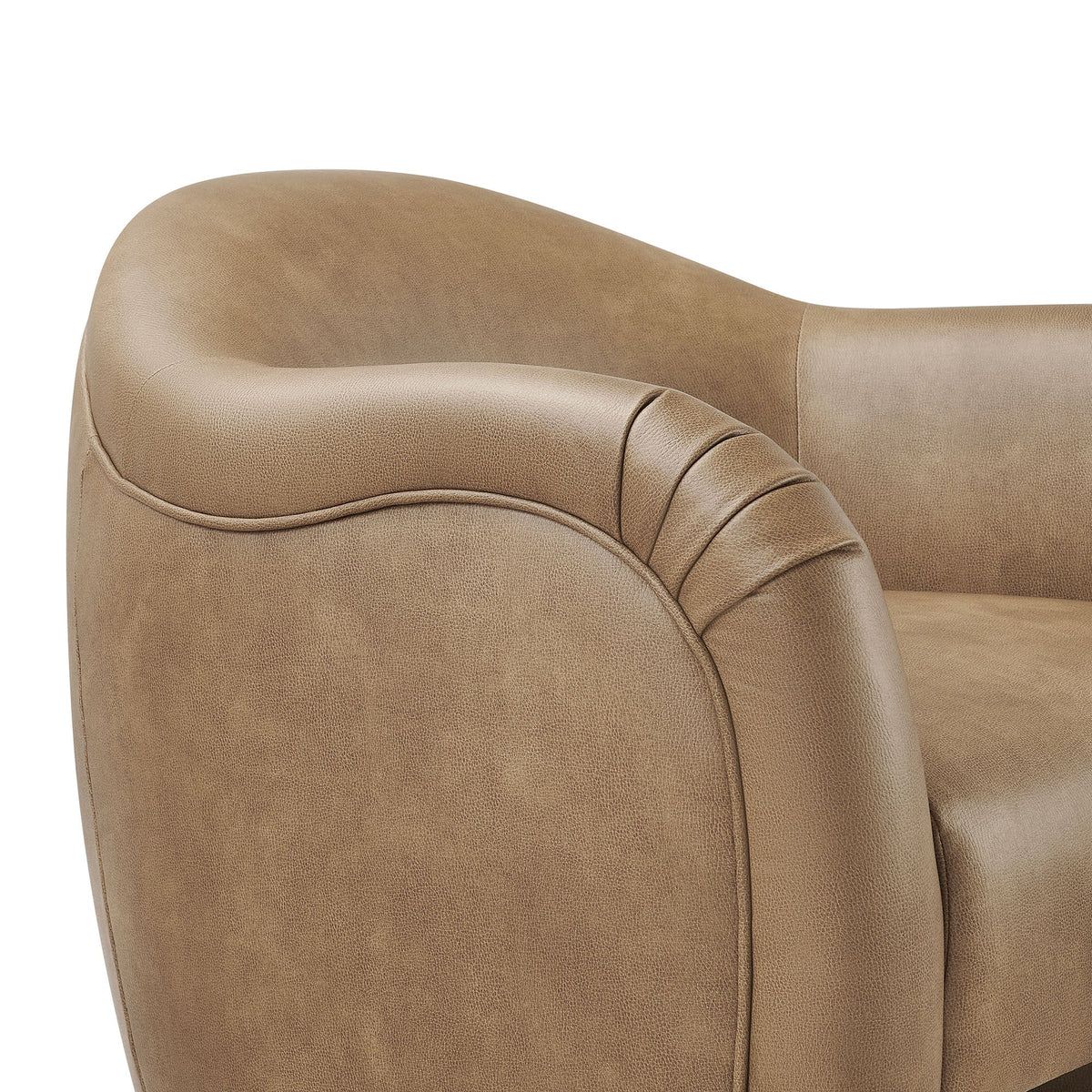 Compose Barrel Vegan Leather Accent Chair by Modway