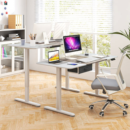 Height Adjustable Electric Standing Desk with USB Charging Port