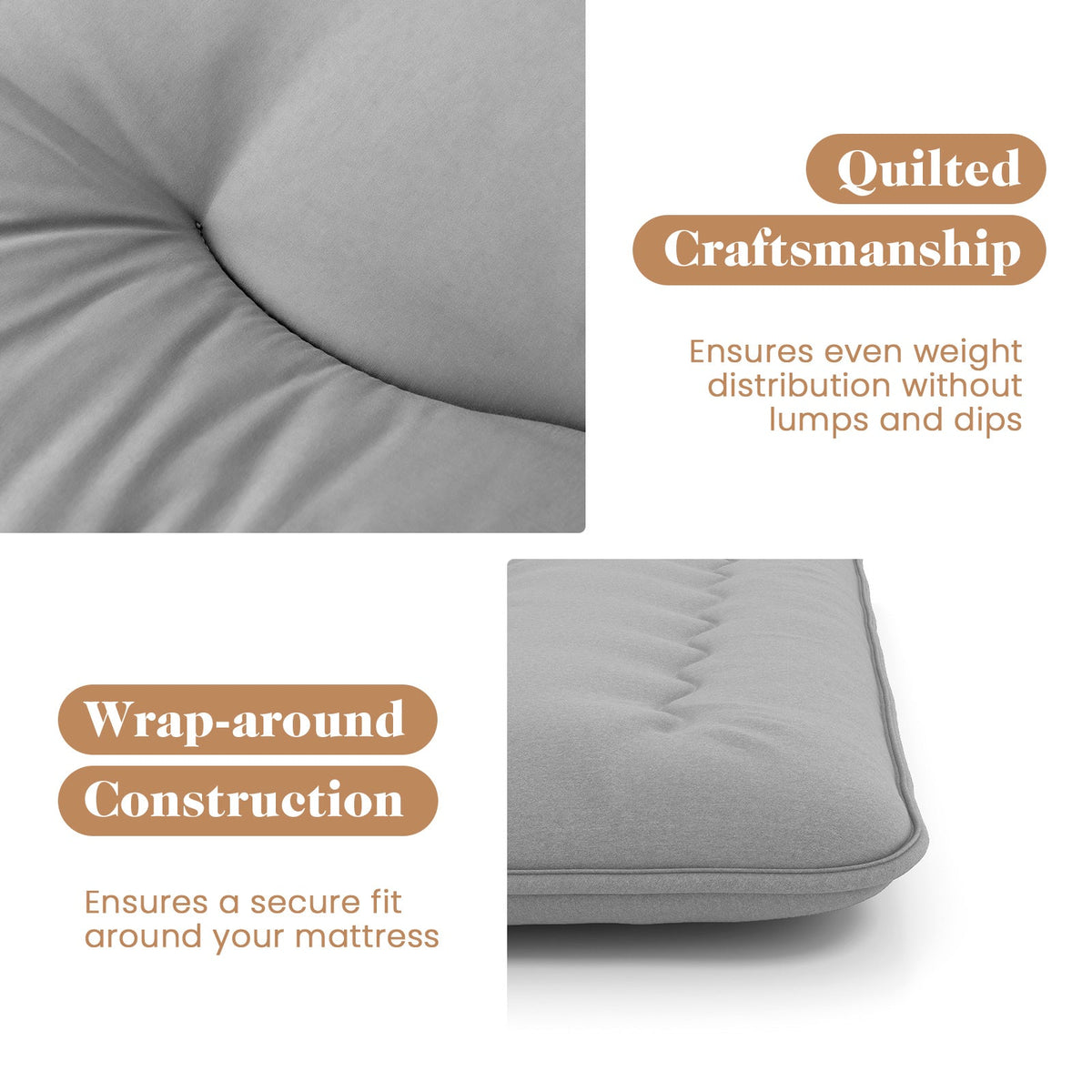 Futon Mattress with Washable Cover and Carry Bag