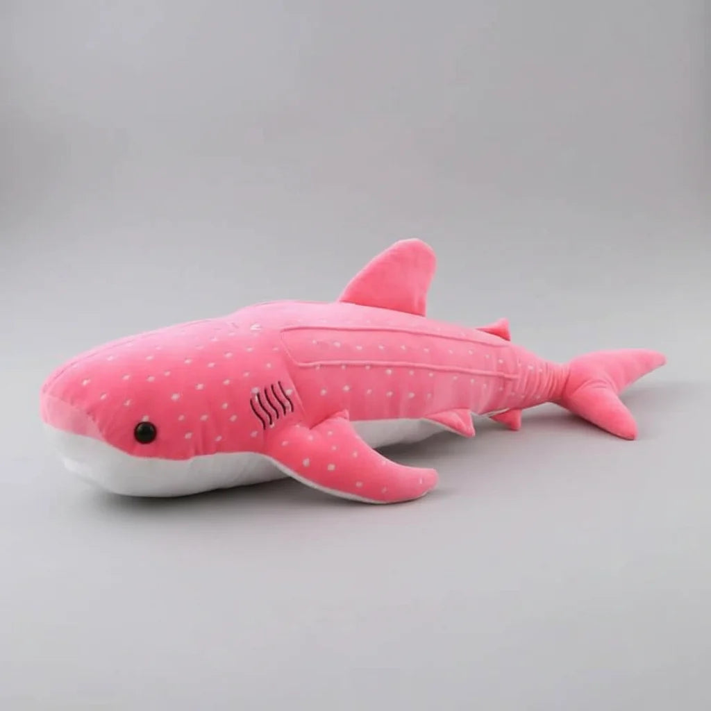 Giant Shark Plush Pillow – Soft Blue Whale Stuffed Animal Toy