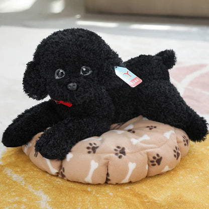 Realistic Teddy Dog Plush Toy – Soft Puppy Stuffed Animal