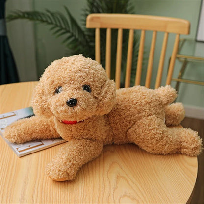 Realistic Teddy Dog Plush Toy – Soft Puppy Stuffed Animal
