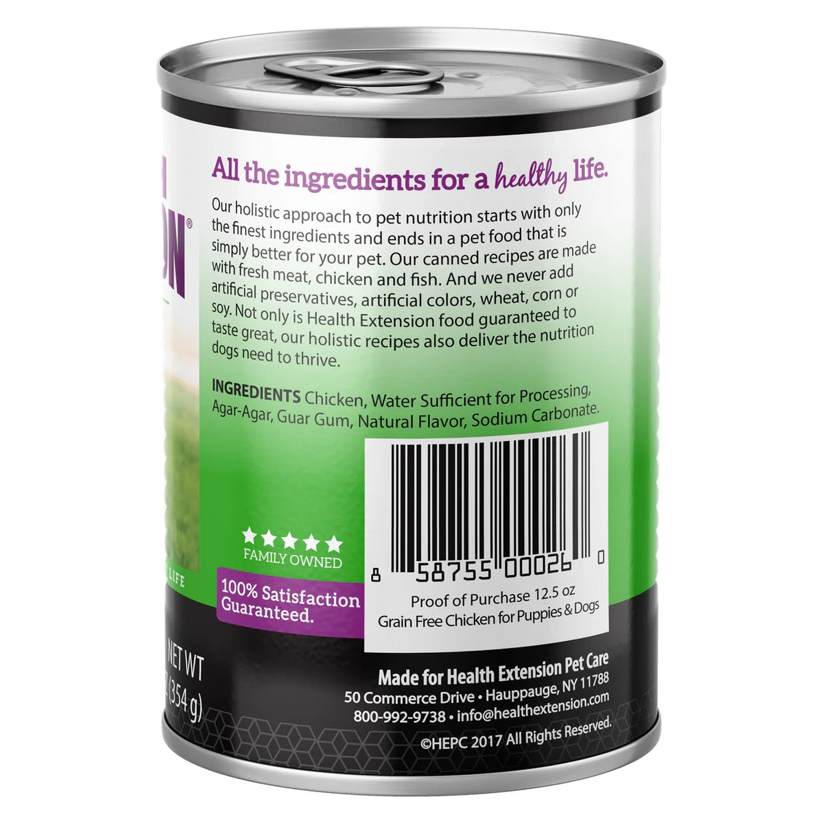Health Extension Grain Free Chicken Dog Food