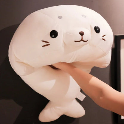 Sea Lion Plush Pillow – Soft Seal Stuffed Animal Cushion